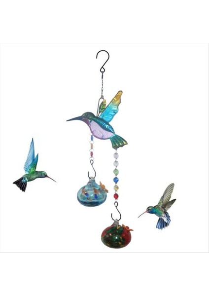 Vitray Besleyici Rüzgar Zil Kuş Su Besleyici Besleme Kuşları C C (Yurt Dışından) indirimleri