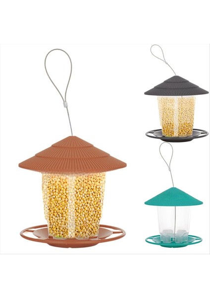 Kuş Besleyici Açık Havada Asılı Ağır Hava Direnci Kuş Severler Için Yaban Kuş Besleyici Fikirleri Yemek-A (Yurt Dışından) fiyatları