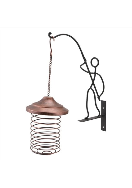 Demir Kuş Besleyici Dış Mekan Asma Besleme Taşınabilir Yabani Kuşlar Yağ Top Tutucu Yem Parkı Bahçe Pet Kuş Tedarik B (Yurt Dışından) modelleri