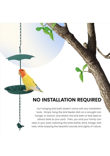 Asılı Kuş Banyosu Asma Kuş Besleyici Metal Kuş Banyoları Bizim Için Haksız Kuş Banyosu Tepsisi Veya Kuş Suyu A (Yurt Dışından) modelleri