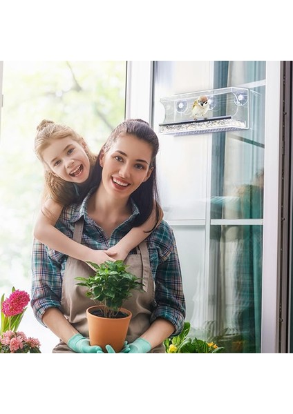 Pencere Kuş Besleyici, Yabani Kuş Besleyici, Şeffaf Pencere Kuş Besleyici, Zarif Kuş Gözlemciliği Si (Yurt Dışından) fırsatları