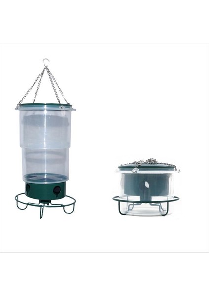 2pcs Kuş Besleyici, Squirrel Proof Kuş Besleyicileri Dışarıdaki Asma Metal Yabani Kuş Besleyici Tüp Kuş Besleyici (Yurt Dışından)