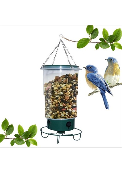 2pcs Kuş Besleyici, Squirrel Proof Kuş Besleyicileri Dışarıdaki Asma Metal Yabani Kuş Besleyici Tüp Kuş Besleyici (Yurt Dışından) fırsatları