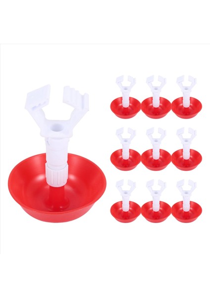 10PCS Kümes Hayvanları Tavuk Içen Asılı Bardaklar Civciv Otomatik Sucular Çiftlik Aksesuarları Için Çeşme Içiyor (Yurt Dışından) fiyatları