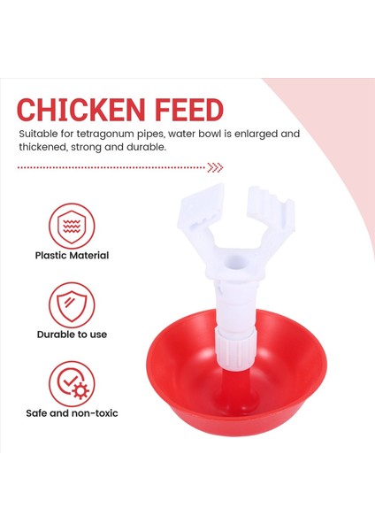 10PCS Kümes Hayvanları Tavuk Içen Asılı Bardaklar Civciv Otomatik Sucular Çiftlik Aksesuarları Için Çeşme Içiyor (Yurt Dışından) indirimleri