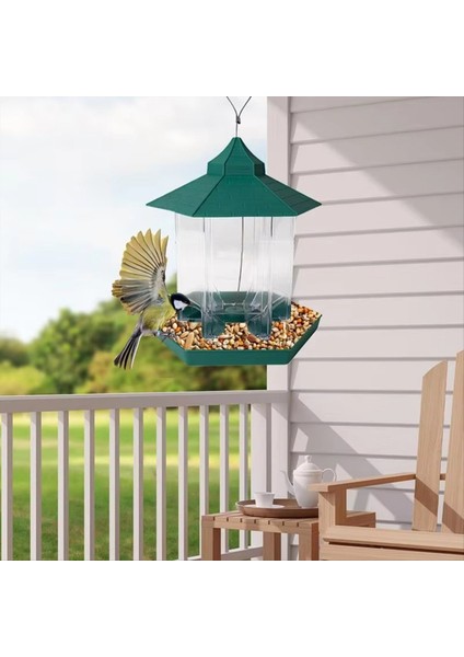 Vahşi Kuş Besleyiciler Çabuk Kuş Besleyici Besleme Kasesi Bahçe B Için 6 Besleme Portu ile Büyük Kapasite Asma Istasyonu (Yurt Dışından) modelleri