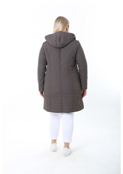 Ithal Yumuşak Kürklü Mont, Büyük Beden , Tavşan Tüylü Kaban, Su Itici Mont,kapitone Mont,diz Üstü