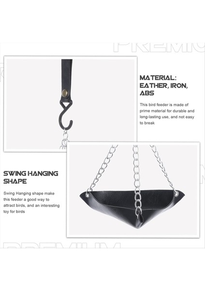 Kuş Besleyici Kuş Besleyici Tepsisi Asılı Kuş Su Tepsisi Bahçe Kuş Besleyici Açık Veranda Asılı Kuş Besleyici Siyah (Yurt Dışından) fiyatları