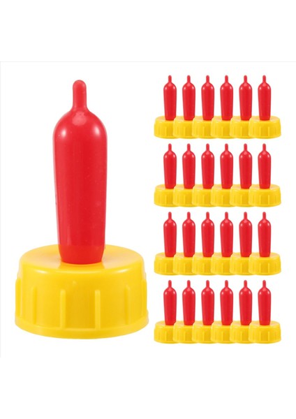 Hemşirelik Kuzular ve Keçi Çocukları Için 25 Pcs Pritchard Meme Uçları (Yurt Dışından)