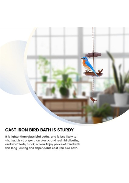 Asma Kuş Banyosu Asma Kuş Besleyici Metal Kuş Banyoları Our Soors Haksız Kuş Banyo Tepsisi Veya Kuş Suyu (Yurt Dışından) fiyatları