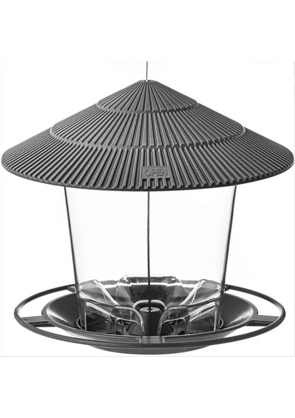 Kuş Besleyiciler Açık Havada Asılı Sincap Kanıtı Kolay Temiz ve Doldur Ayarlanabilir Besleyici Çoklu Delik Dağıtıcı Tutucu Gıda A (Yurt Dışından)