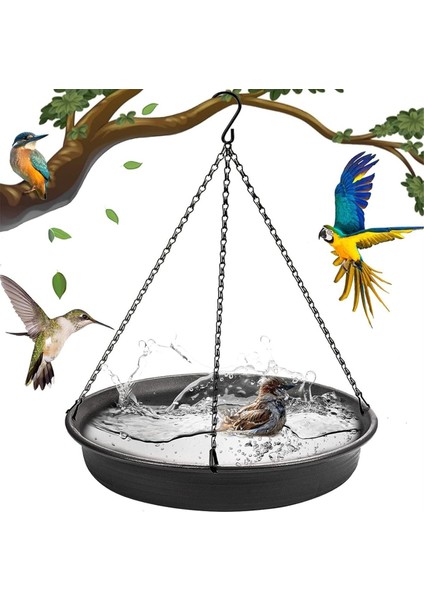 Asma Kuş Banyosu Asma Kuş Yemeği - Bahçe Kuş Bat Kuş Besleyici Tabağı Kapı Tepsisi Kuş Banyo Tepsisi Dış Mekanlar (Yurt Dışından) fırsatları