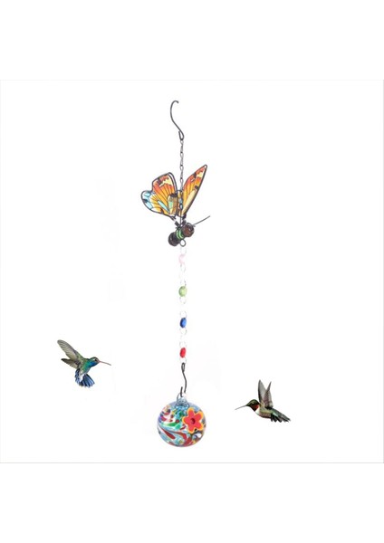 Anti-Sanat Bahçe Avlusu Besleme Bal Su Kuş Besleyici Açık Havalı Kuş Besleyici (Kelebek Stili) (Yurt Dışından) modelleri