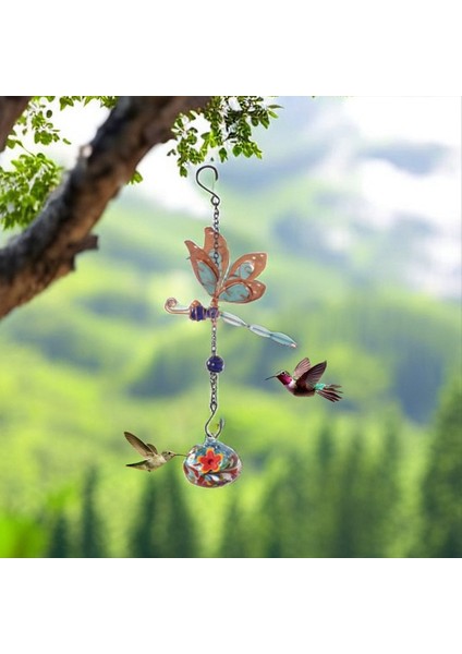 Anti-Sanat Bahçe Avlusu Besleme Bal Su Kuş Besleyici Açık Havalı Kuş Besleyici (Kelebek Stili) (Yurt Dışından) indirimleri