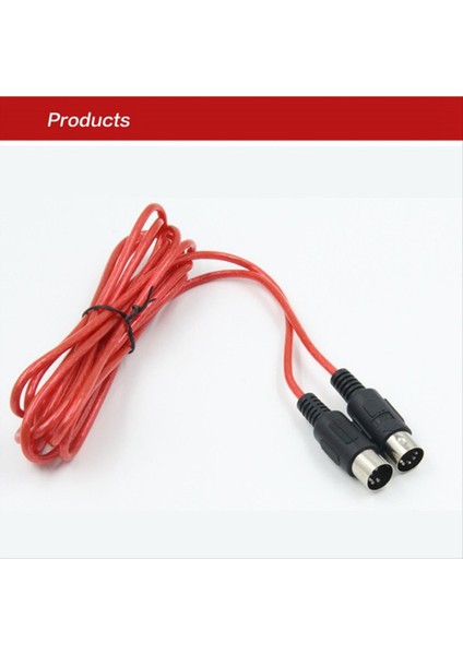 Mıdı Uzatma Kablosu 5pin Erkek - Erkek Piyano Gitar Enstrüman Pc Kablosu 0.3m (Yurt Dışından) indirimleri