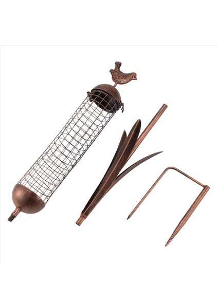 Bahçe Kuş Besleyici Dekorasyonu Açık Bitki Çiçek Sinek Kuşları Besleyici Çim Zemin (Yurt Dışından)