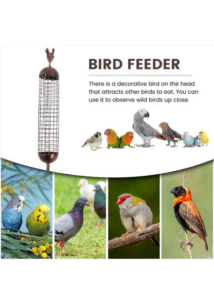 Bahçe Kuş Besleyici Dekorasyonu Açık Bitki Çiçek Sinek Kuşları Besleyici Çim Zemin (Yurt Dışından) fırsatları