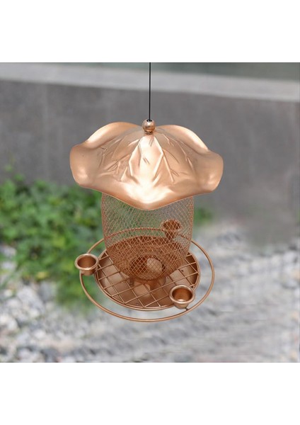Asma Lotus Yaprak Kuş Besleyici Açık Avlu Metal Metal Sincap Koşullu Kuş Besleyici Kuş Su Besleyici (Yurt Dışından) fiyatları