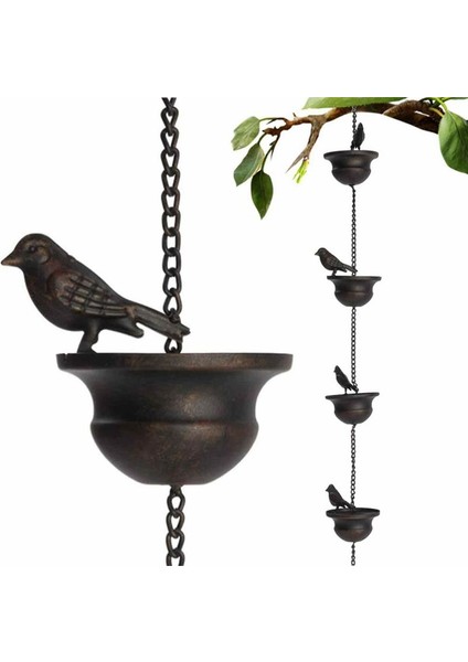 Mobil Kuş Açık Yağmur Zinciri Dış Mekan Dekorasyon Asma Zinciri (Yurt Dışından) fiyatları