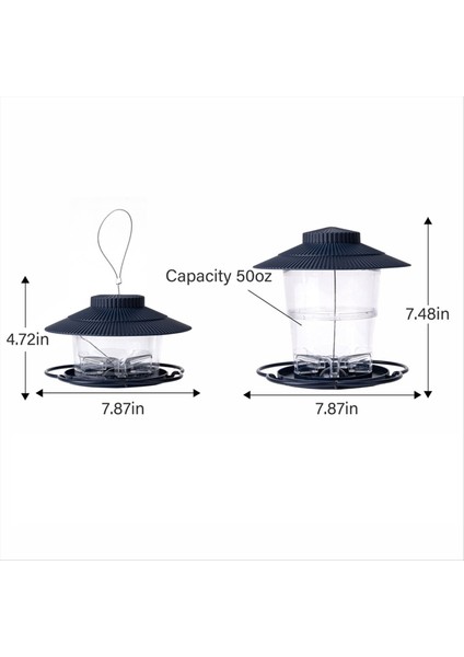 Açık Bahçe Için Asılı Kuş Besleyici Anti-Squirrel Kanca Sinek Kuşu Besleyici Kuş Besleyici (Yurt Dışından) modelleri