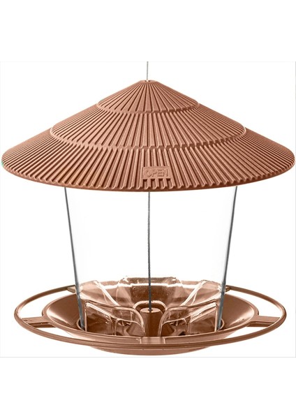 Kuş Besleyiciler Açık Havada Asılı Sincap Kanıtı Kolay Temiz ve Doldur Ayarlanabilir Besleyici Çoklu Delik Dispanser Tutucu Gıda B (Yurt Dışından)