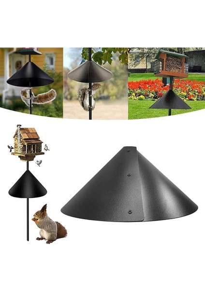 Kuş Besleyici Direği Için 2 Paket 19 Inç Katlanabilir Sincap Bölmesi, Kuş Besleyicileri Için Sincap Korumaları (Yurt Dışından) fiyatları