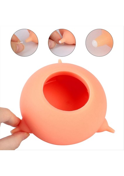 Silikon 3 Emzem Simülasyon Nipelleri Pet Besleyici Kabarcık Süt Kasesi Besleyici Yenidoğan Kittle Puppe Hemşirelik Içecek Yiyecek Dispenser (Yurt Dışından)