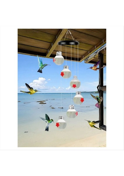 Kuş Besleyiciler Kuş Besleyici Rüzgar Çanları Sızdırmaz Kuş Besleyici Bahçe Dekor Besleme Aracı Kuş Besleyici (Yurt Dışından) fırsatları