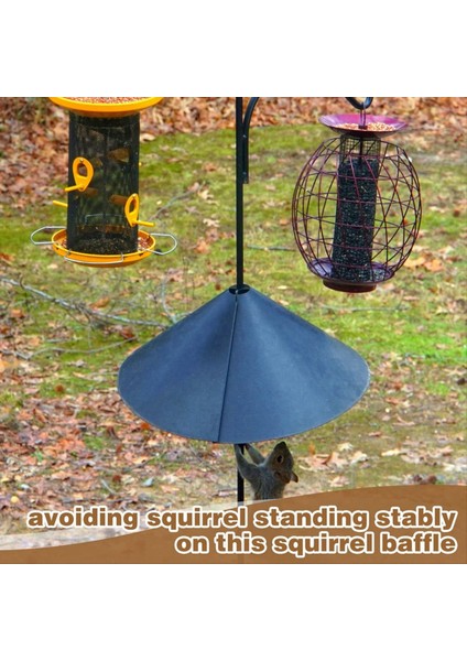 Kuş Besleyicileri Için 2 Paket Sincap Bölmesi - Siyah Plastik Koruma Sincapları Uzak Tutmak Için, Çoban Kancalarına ve Direklere Uyuyor 14 Inç (Yurt Dışından) fırsatları