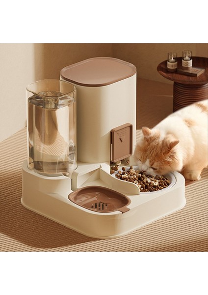 Pet Kedi Büyük Kapasiteli Su Dağıtıcı Otomatik Besleyici Içme Suyu Malzemeleri Için Kuru Islak Ayırma Gıda Konteyneri (Yurt Dışından) fiyatları