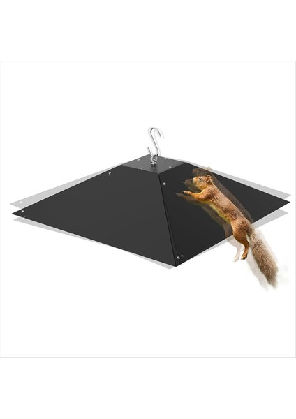 Metal Sincap Bölmesi Asılı Sincap Kanıtı Kuş Besleyici Için Hava Dayanıklı Sincap Dış Mekan Asma Için Koruma (Yurt Dışından)