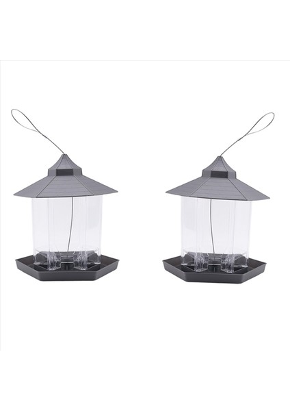 Dış Mekan Asılı Için 2 Paket Kuş Besleyicileri, Retro Pagoda Tasarım Eğlenceli Kurulum Kuş Besleyici, Yabani Kuşları Çekiyor (Yurt Dışından) fiyatları