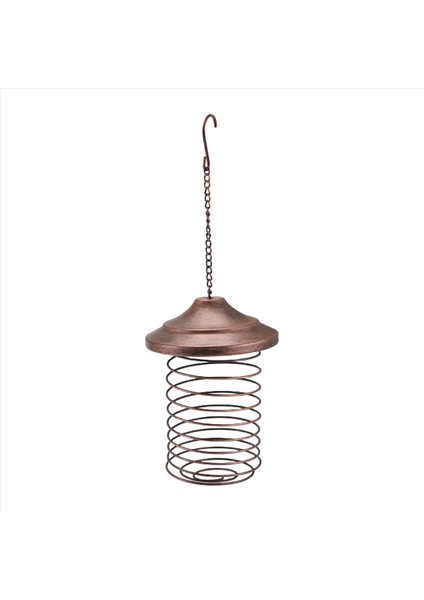 Demir Kuş Besleyici Dış Mekan Asma Besleme Taşınabilir Yabani Kuşlar Yağ Top Tutucu Yem Parkı Bahçe Pet Kuş Tedarik (Yurt Dışından)