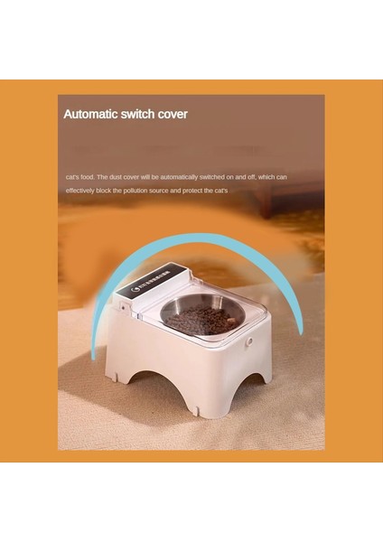 Kızılötesi Sensörlü Akıllı Kedi Kasesi Otomatik Kapak - Kediler ve Köpekler Için Anti -Fare Pet Besleyici Gıda Dağıtıcısı (Yurt Dışından) fırsatları