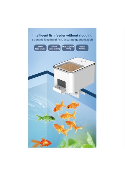 Akvaryum Tankı Için Akıllı Balık Besleyici 450ML Büyük Kapasiteli Wifi Otomatik Besleyiciler Zamanlayıcı Besleme Gıda Dağıtıcısı (Yurt Dışından) indirimleri