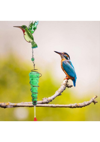 Metal Cam Kuş Besleyici Harici Asma Cam El Sanatları Su Besleyici Asma Kuş Besleyici Süsleri B (Yurt Dışından) fiyatları