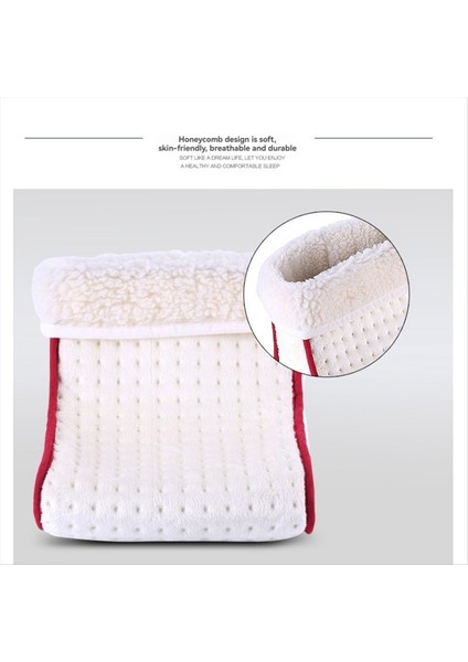 Elektrikli Ayak Daha Sıcak Çift Taraflı Elektrikli Ayak Isıtma Pedi Ayak Isıtıcılar Masa Masası Eu Fişi Altında Ev Ofis Için (Yurt Dışından) fiyatları