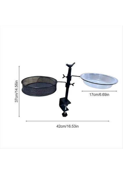 Korkuluk Kelepçesi Kuş Besleyici Ayarlanabilir Lik Desten Kuş Besleyicileri Kelepçe Kuş Besleme Istasyonu Pot Standı 360 Degree (Yurt Dışından) indirimleri