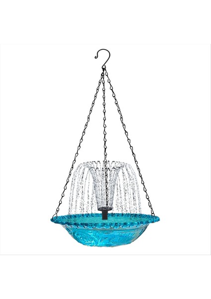 Güneş Çeşmesi ile Asılı Kuş Banyosu Güneş Kuş Banyosu Çeşmeleri Dış Mavi Için Asılı Kuş Banyoları (Yurt Dışından) indirimleri