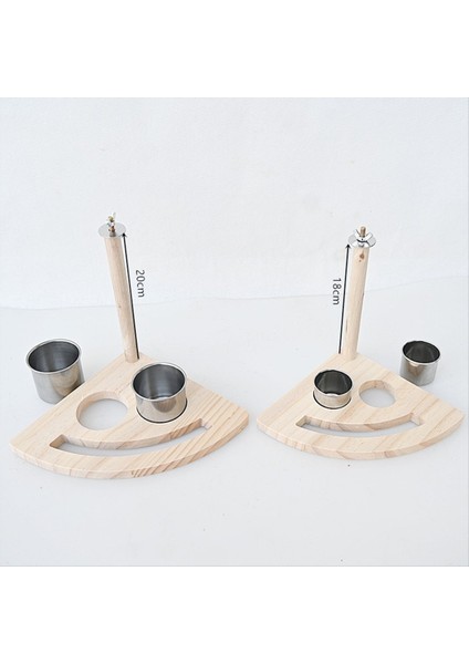 Ahşap Kuş Levrek Kuş Besleme Bardakları Kuş Besleyici Levrek Standı Kuşlar Kafes Aksesuar Küçük Kockatiels Papağan (Yurt Dışından) modelleri