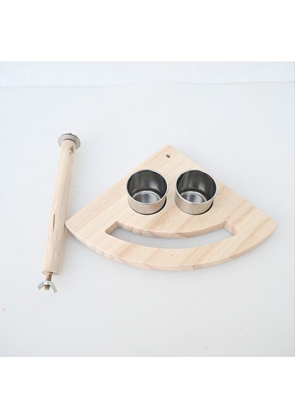 Ahşap Kuş Levrek Kuş Besleme Bardakları Kuş Besleyici Levrek Standı Kuşlar Kafes Aksesuar Küçük Kockatiels Papağan (Yurt Dışından) indirimleri