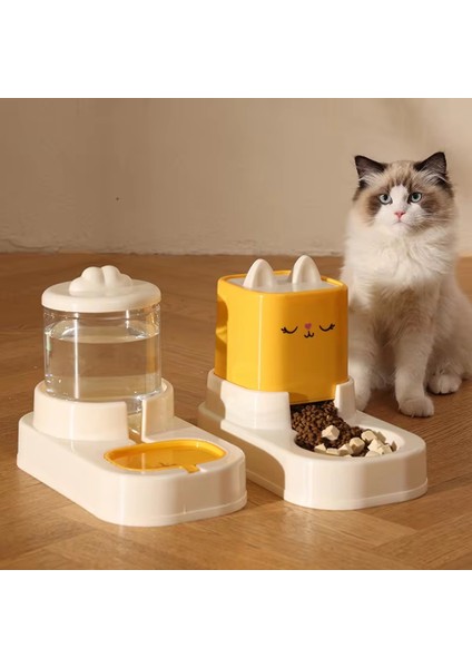 Pet Karikatür Besleyici Büyük Kapasite Kedi ve Köpek Universal Cat Bowl &amp; Dog Havzası B (Yurt Dışından) fiyatları