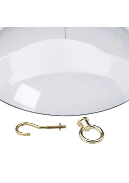 2pcs Anti-Squirrel Kuş Besleyicileri Koruyucu Kapak, Kubbe Koruyucu Kubbe, Asma Kuş Besleyicileri Için Yağmur Koruyucu Kapak, B (Yurt Dışından) modelleri