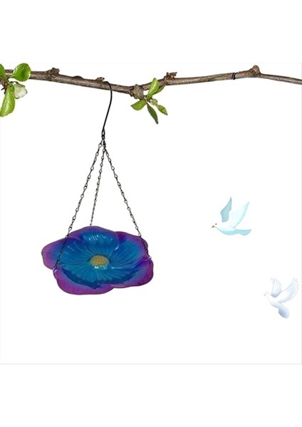 Kuş Banyosu Asılı Küçük Kuş Besleyici Metal Besleyici Çiçek Tepsisi Bahçe Dekorasyonu Için Sevimli Kuş Besleyici Tepsisi Altın-Kahverengi (Yurt Dışından) modelleri