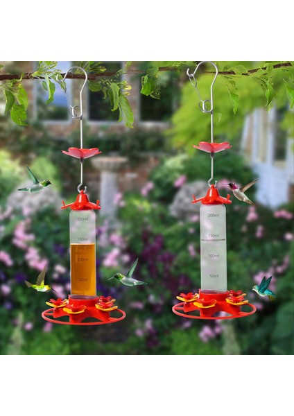 1pcs Kuş Besleyicisi 200ML Dış Mekan Için Plastik Besleyiciler, 5 Besleme Portlu Yerleşik Karınca Koruma-Düzüler Levrek ile (Yurt Dışından) fiyatları