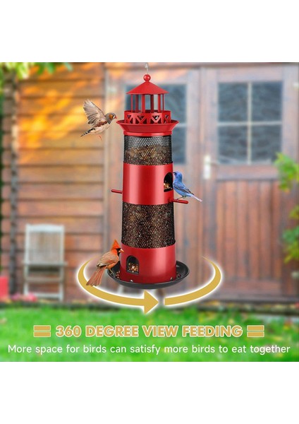 Açık Havada Asılı Için Kuş Besleyicileri, Dış Için Sincap Geçirmez Kuş, Siyah Için Metal Kuş Tohumu (Yurt Dışından) indirimleri
