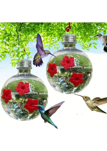 Sinek Kuşu Besleyici, Uğultu Kuş Besleyicileri, Açık Havada 2 Adet Asma Için Sinek Kuşu Sızıntı Geçirmez Besleyici (Yurt Dışından) modelleri