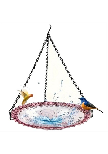 Patlama Süspansiyon Metal Kuş Besleyici Açık Besleyici Pet Kuş Besleyici Kuş Besleyici Mor (Yurt Dışından)