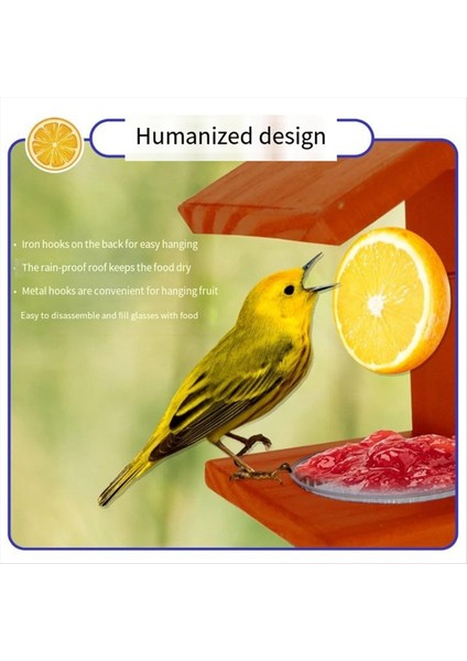Kuş Besleyici Bahçe Kuş Besleyici Açık Hava Besleyici Asılı Evcil Hayvan Besleyici Barınak Bahçe Dekorasyonu (Yurt Dışından) modelleri