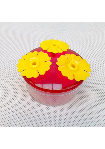 3 Adet Hakkalaşım Besleyici, Istiflenebilir Asma Humming Kuş Besleyici Metal Çerçeve ve Kırmızı Plastik Kase Dairesel (Yurt Dışından) modelleri